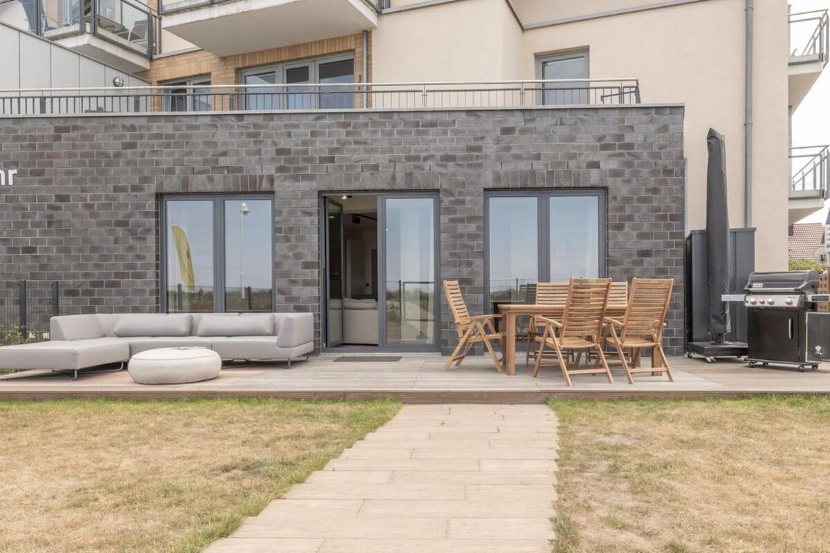 Luxus Meerblick Strand & Sauna & Garten & Heimkino Glowe Exterior foto