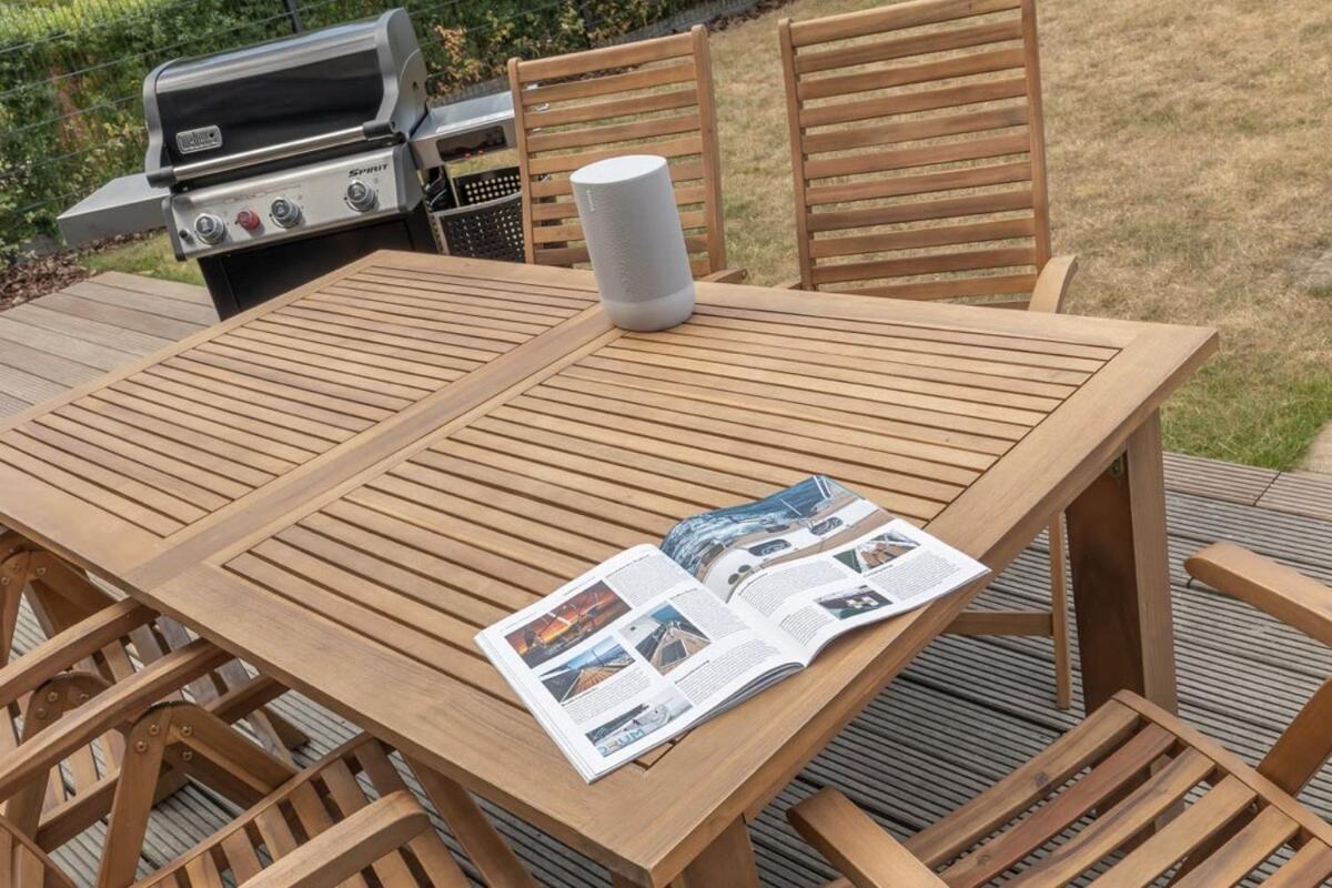 Luxus Meerblick Strand & Sauna & Garten & Heimkino Glowe Exterior foto