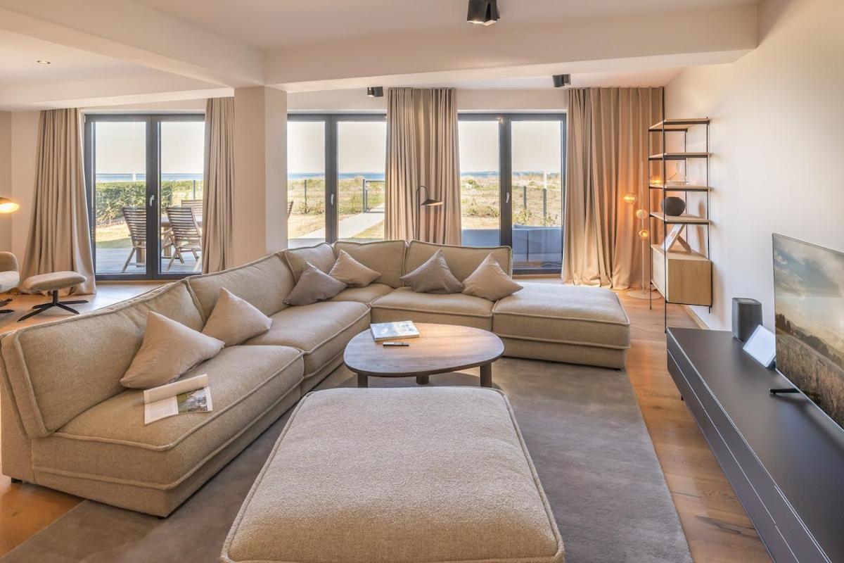 Luxus Meerblick Strand & Sauna & Garten & Heimkino Glowe Exterior foto